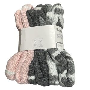 Bench - 3 Pairs Ladies’ Slipper Sock